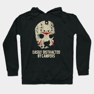 EASILY DISTRACTED BY CAMPERS Hoodie